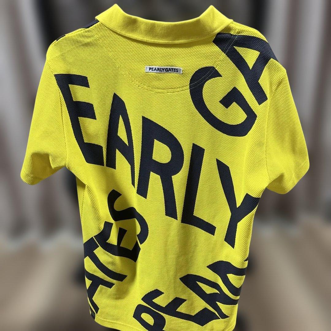 PEARLY GATES イエローポロシャツ