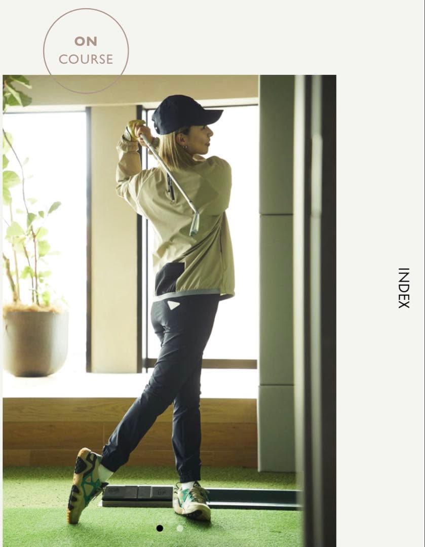 美品 UNITED ARROWS GOLF 360°MASTER ゴルフ パンツ