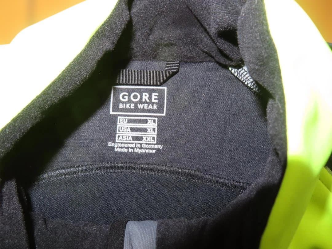 GORE BIKE WEAR サイクルジャケット XL 蛍光イエロー