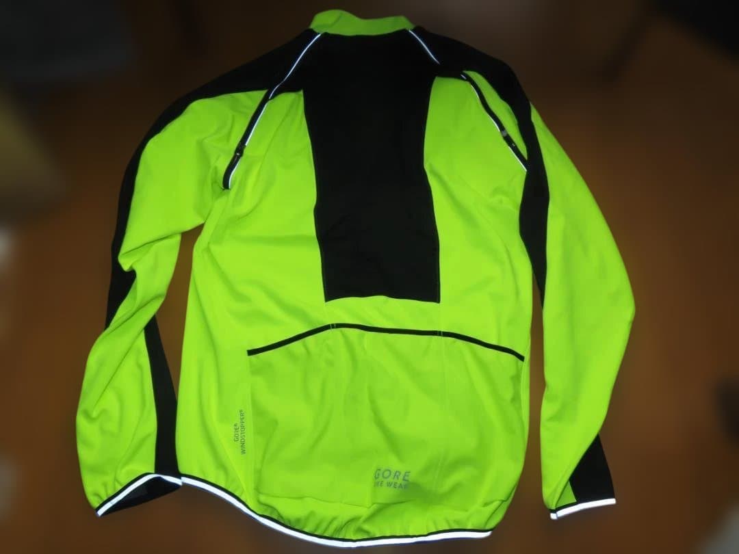 GORE BIKE WEAR サイクルジャケット XL 蛍光イエロー