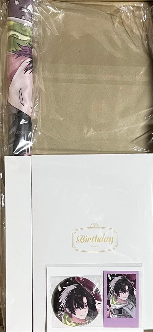 にじさんじ 誕生日グッズ 2025 全力お祝いセット バッジカード　酒寄颯馬