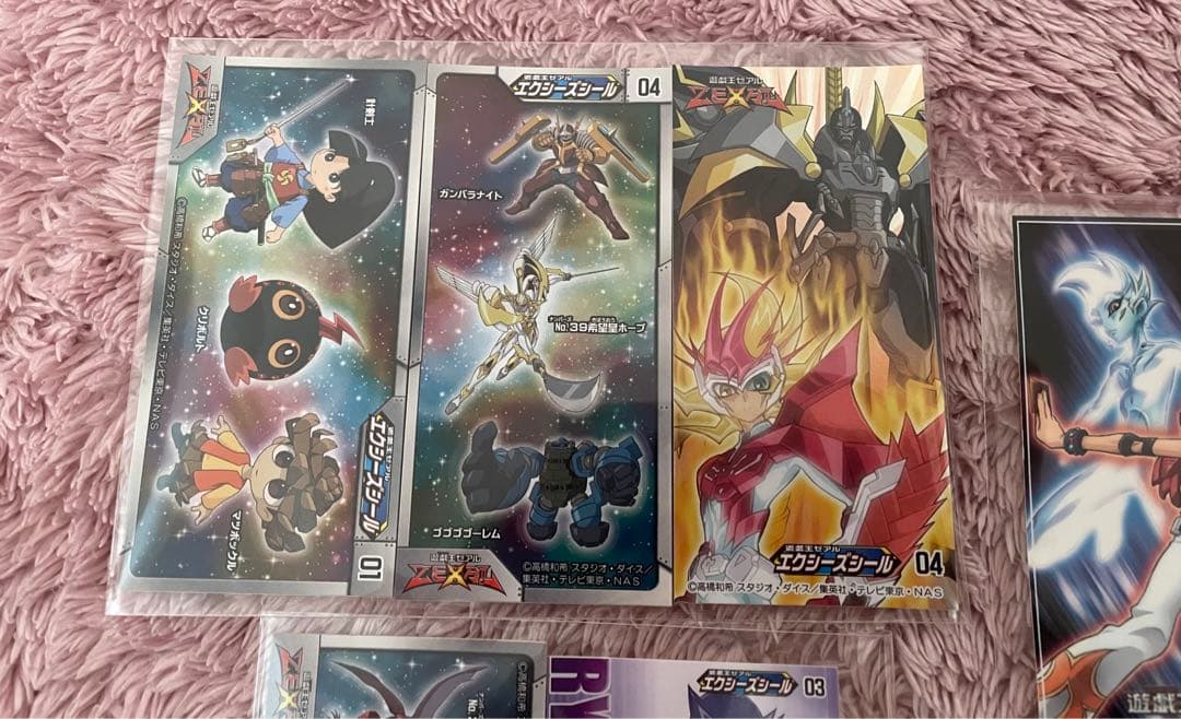 エクシーズシール　遊戯王　 ZEXAL ゼアル　ステッカー　九十九遊馬　神代凌牙