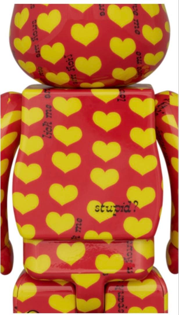 その他 BE@RBRICK Yellow Heart Reverse Ver.