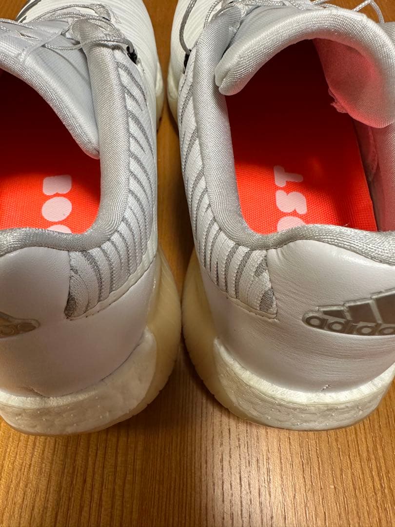 adidas BOOST ホワイト ゴルフシューズ24.5cm