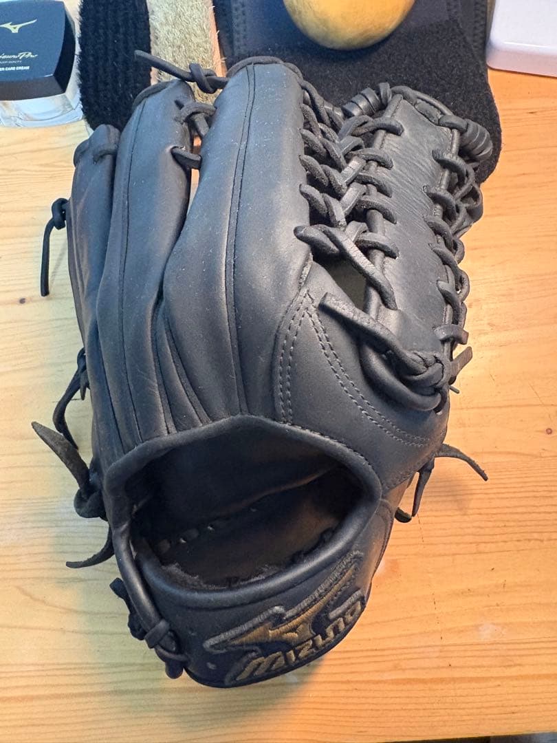 Mizuno ブラック 硬式野球グローブ