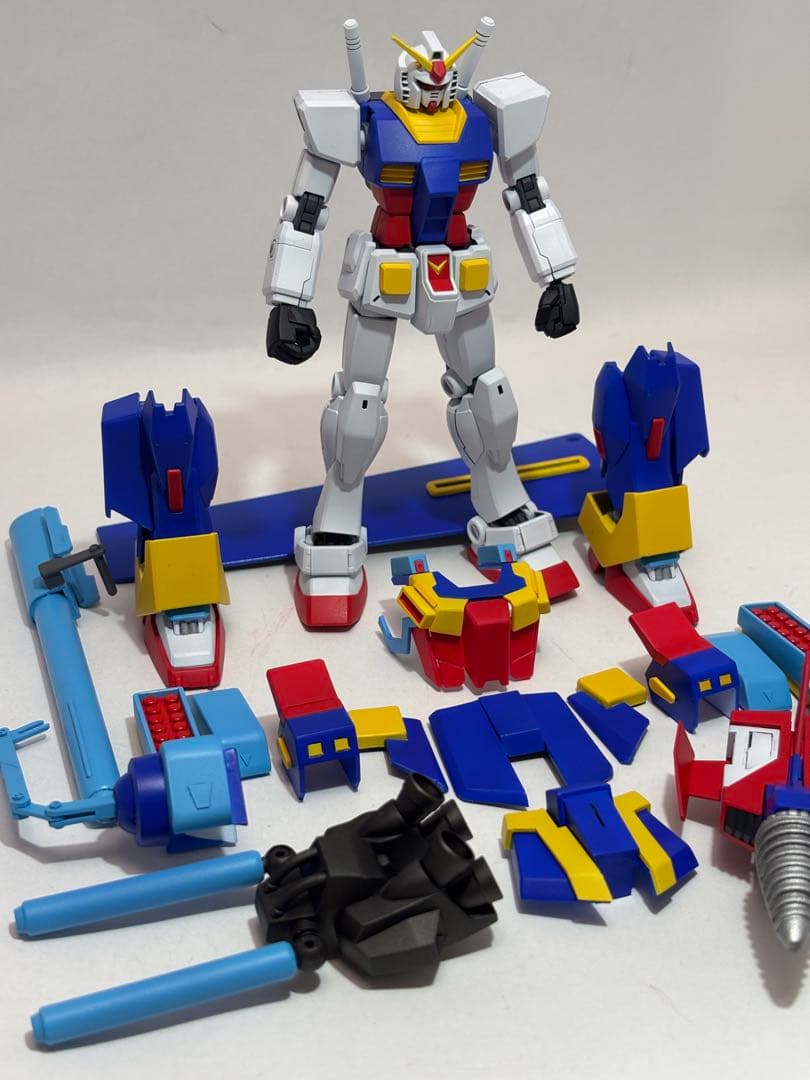HG HCMパーフェクトガンダム＋アサルトバスター塗装完成品