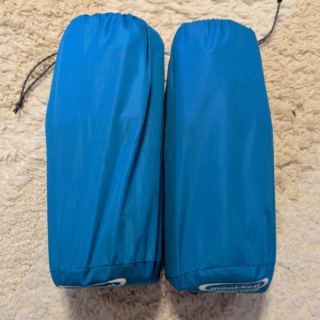 美品 mont-bell エアパッド ワイド180 ×2個セット +エアポンプ