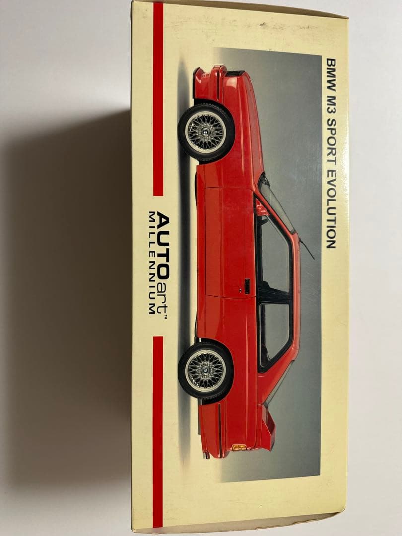 AUTOart製BMWM3SPORT evolution 1/18 赤