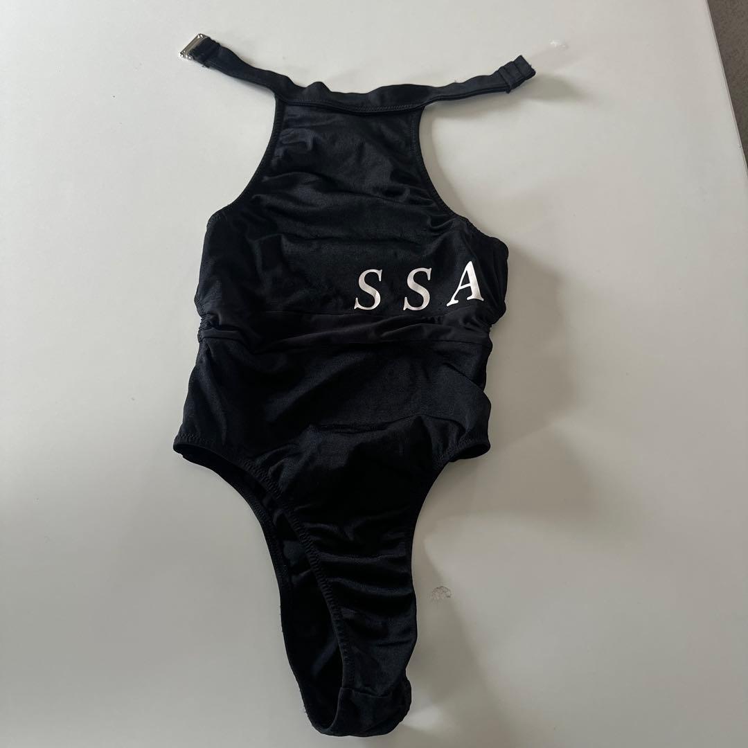 黒 SSA ロゴ ボディスーツ