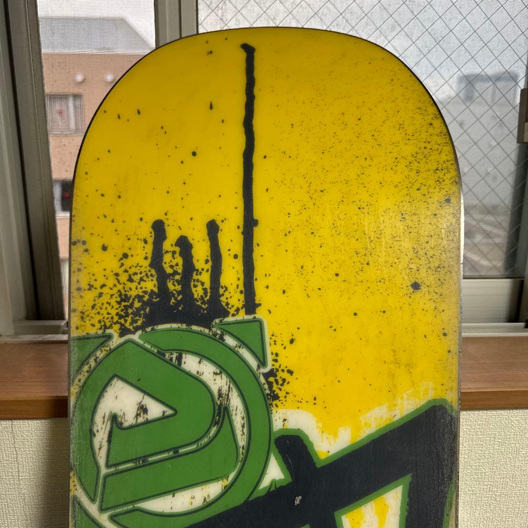 Venture スノーボード 154cm グリーン/イエロー