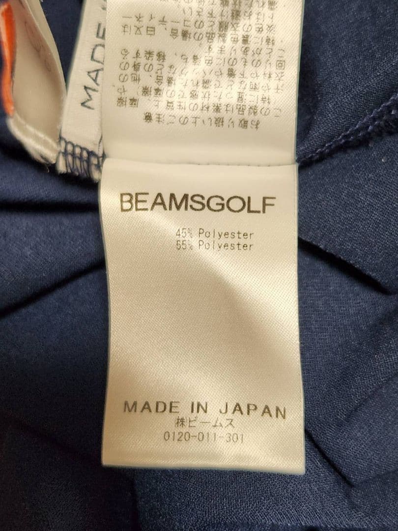 新品未使用　ビームス　ゴルフ　半袖　ハイネック　シャツ　メンズ　Lサイズ