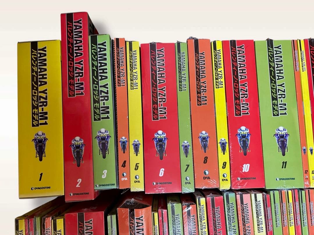 #デアゴスティーニ ヤマハ YZR-M1 バレンティーノロッシモデル1〜76巻