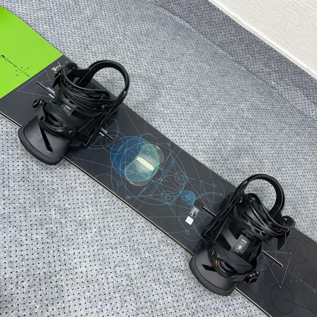 数回使用 154cm BURTON CUSTOM FV×MISSION Sサイズ