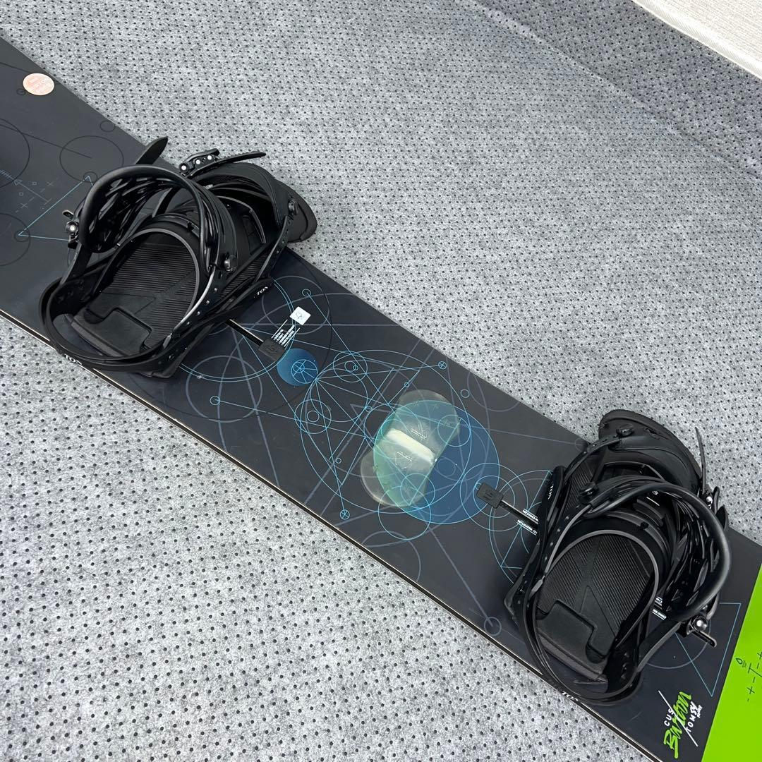 数回使用 154cm BURTON CUSTOM FV×MISSION Sサイズ