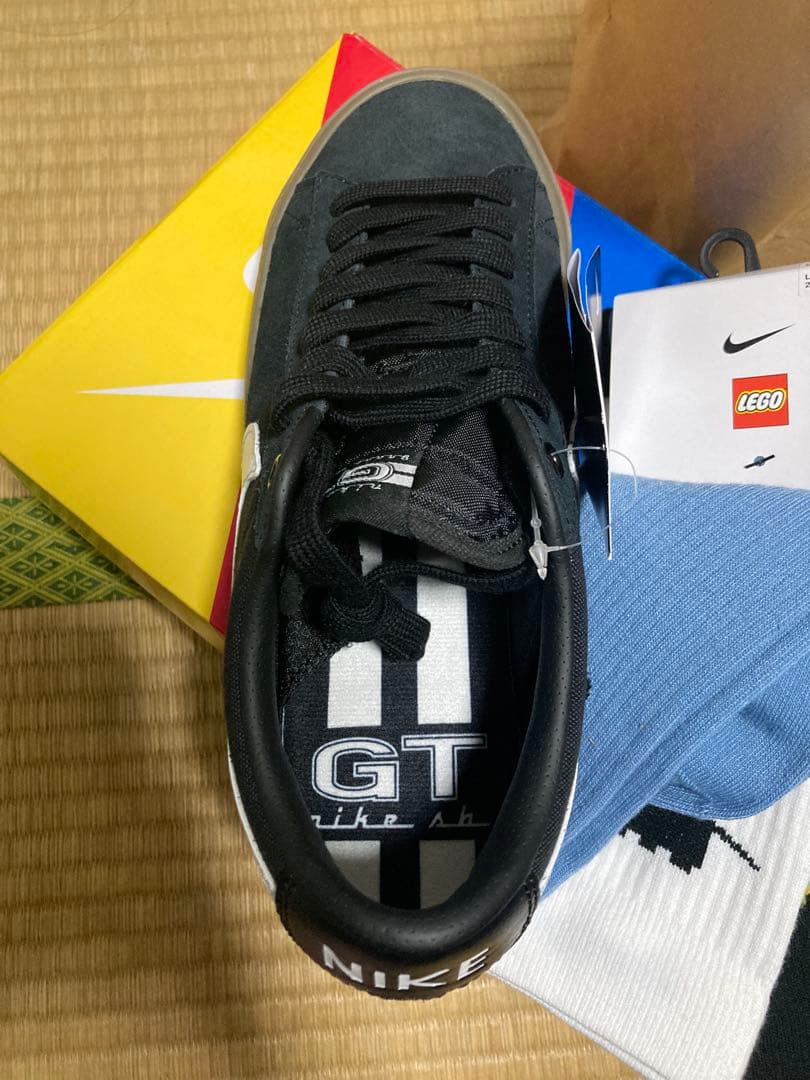 Nike sb zoom blazer low pro gt 27.0 靴下付き