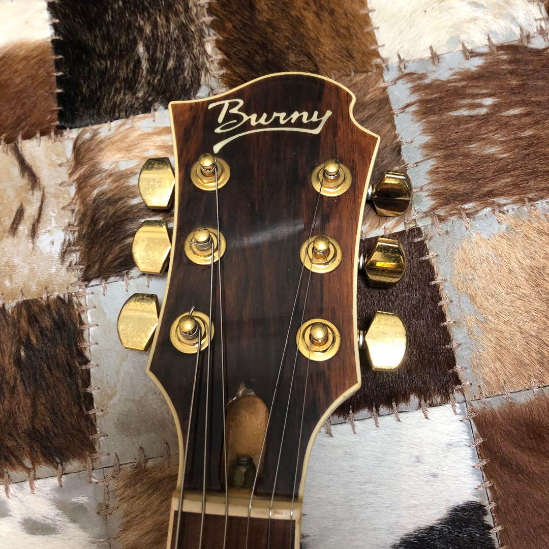 Burny エレキギター レッドオレンジグラデーション