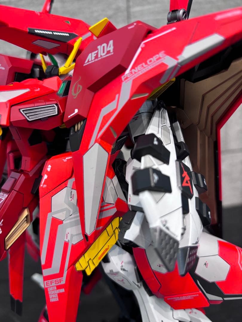 【アムロ&シャアカラー】HGUC 1/144 ペーネロペー 全塗装済　完成品