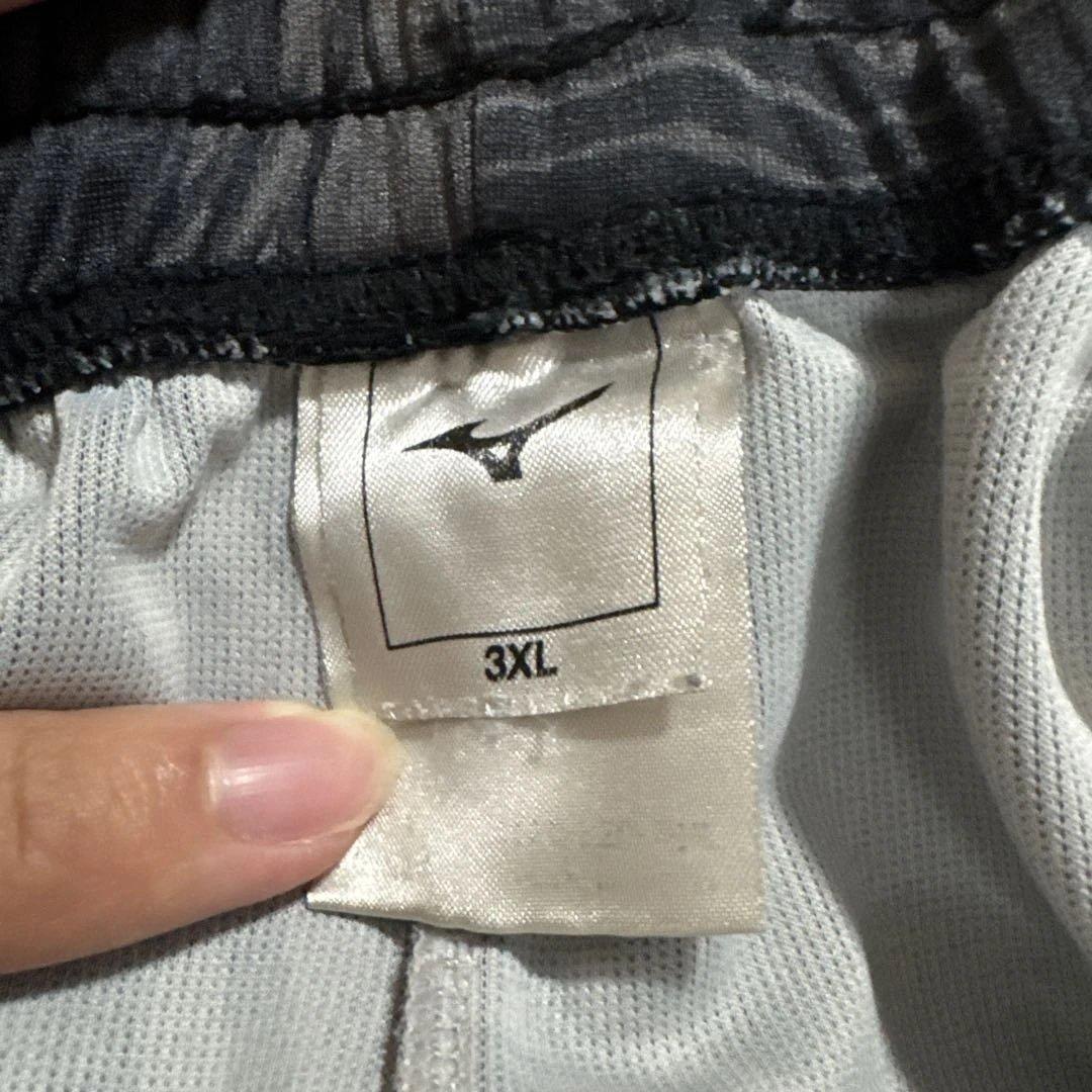 Mizuno グラフィックパンツ 3XL 黒/赤