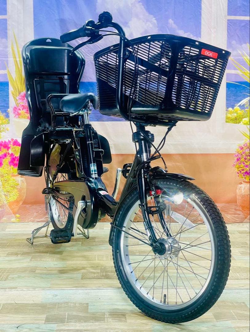 週末限定！パナソニックギュット⭐️13AH！子供乗せ電動アシスト自転車Y3251