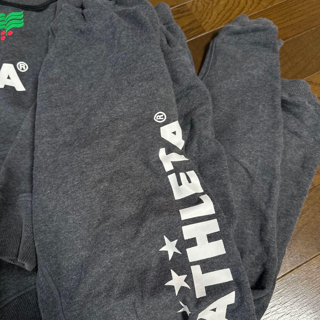 ATHLETA フーディとパンツセット グレー