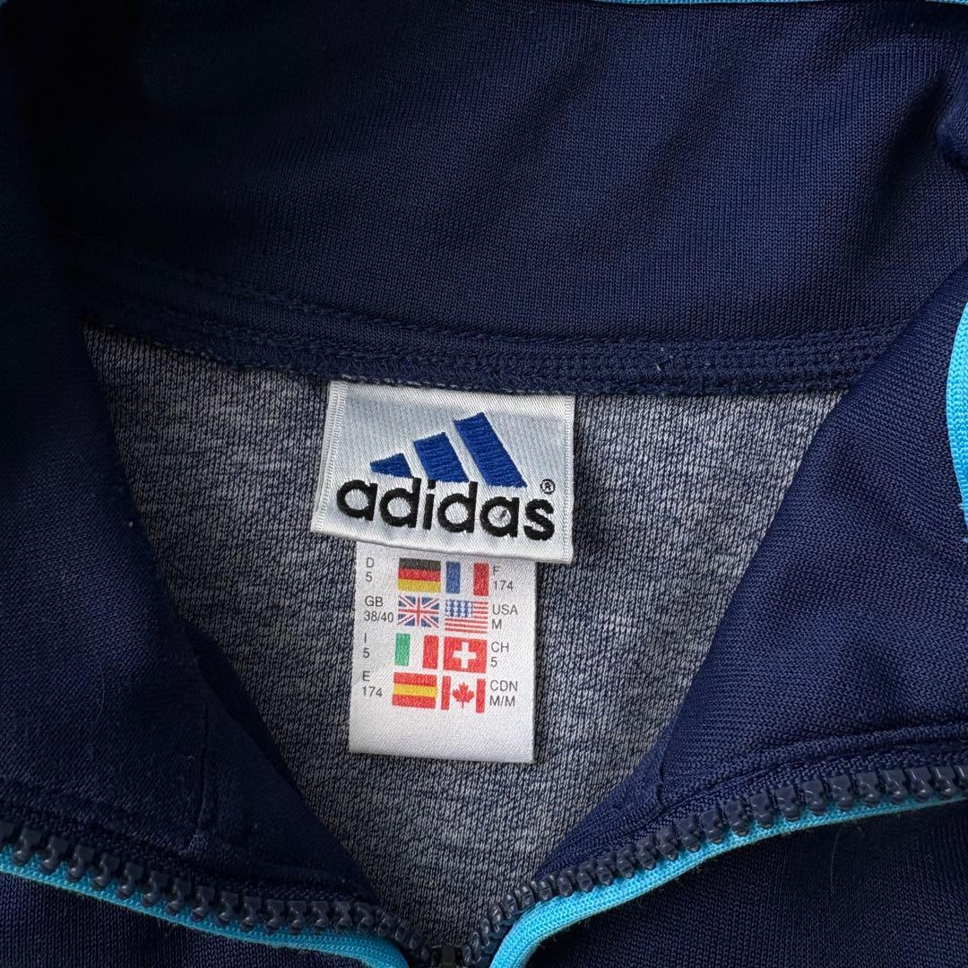 希少美品 90s adidas ハーフジップ オリンピック マルセイユ サッカー