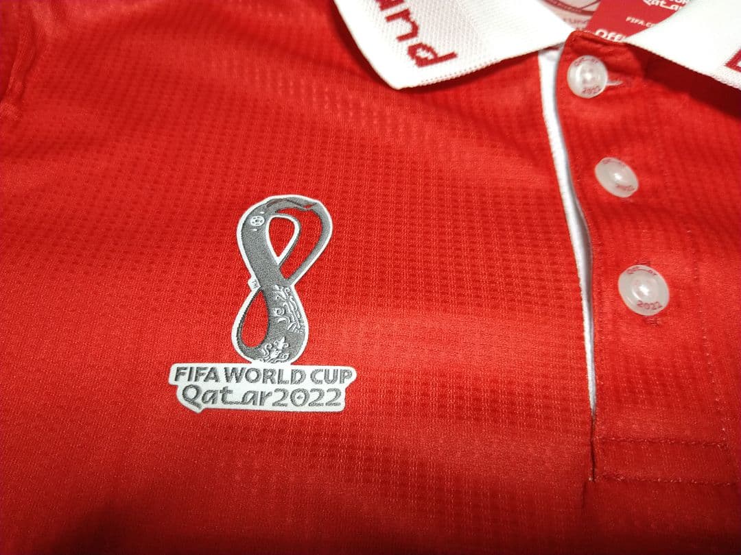 【新品】2022年サッカー FIFAワールドカップ イングランド代表ポロシャツM