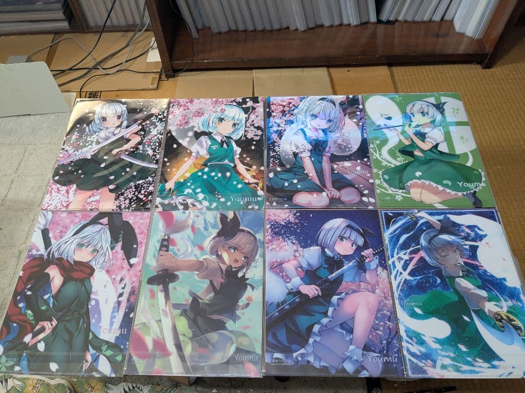 東方project　魂魄妖夢 A4クリアファイル 14枚セット②