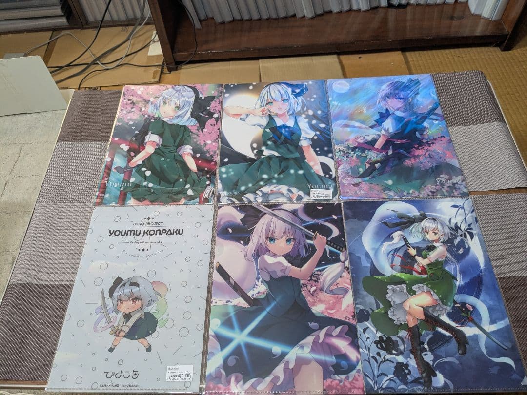 東方project　魂魄妖夢 A4クリアファイル 14枚セット②
