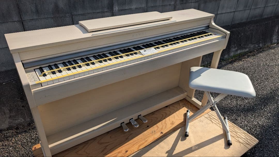 送料込み CN25A KAWAI 電子ピアノ 2015年製激憧れ可愛いホワイト