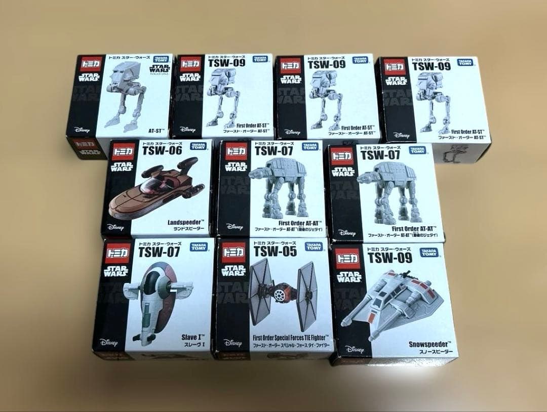 スター・ウォーズ 【トミカ】ミニカー10個セット