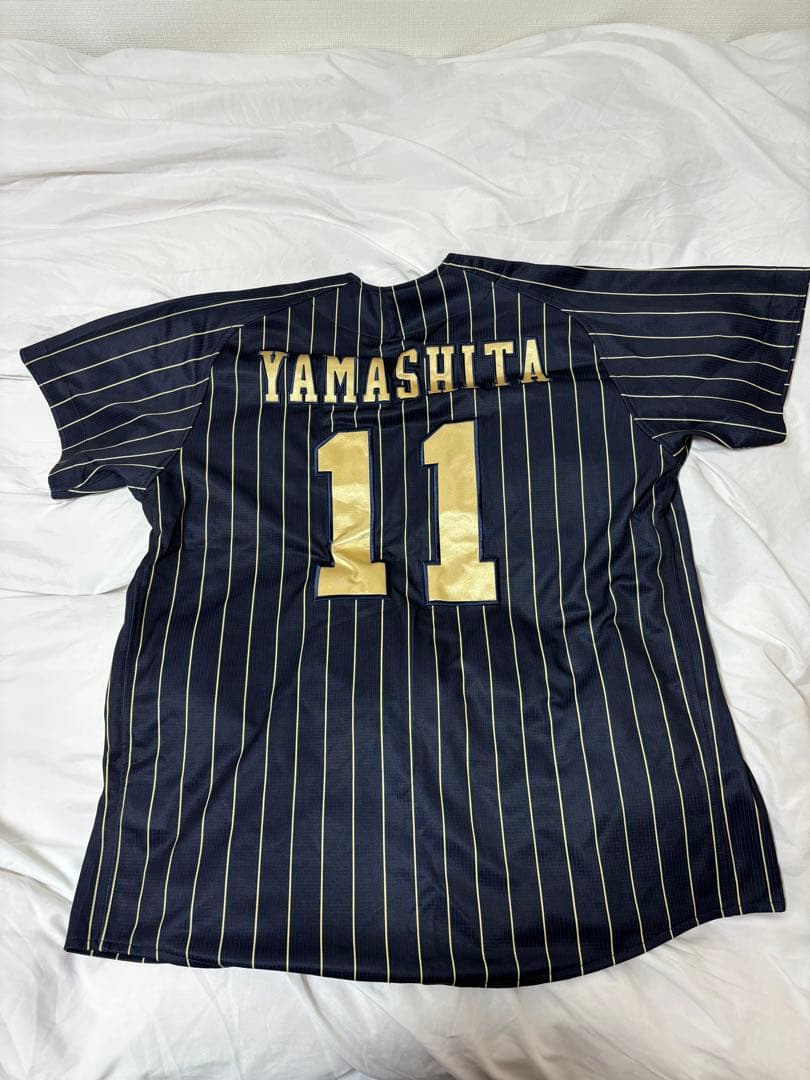 オリックス　サード ユニフォーム　山下舜平大　ぺーた