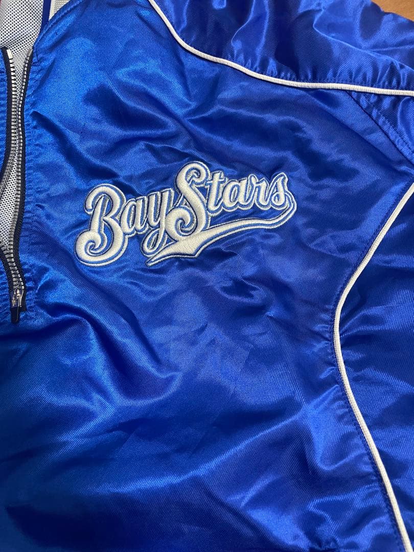 お*ク様 BayStars ジャケット NPBロゴ 青　2XO