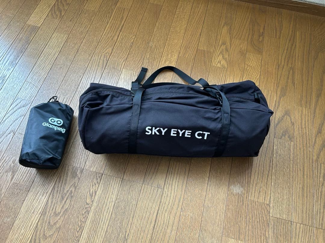 【極美品】GoGlamping SKY EYE CT 黒 グランドシート付き