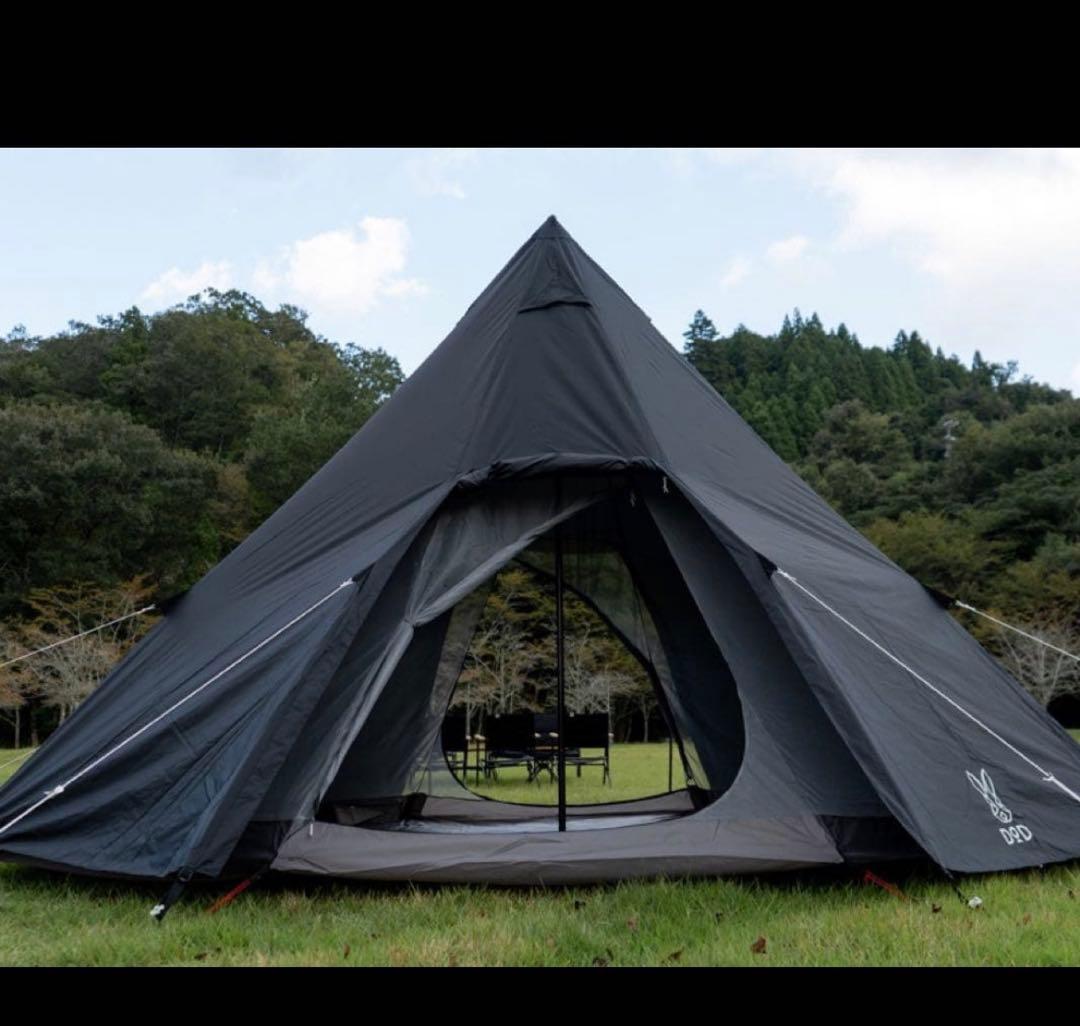 ONE POLE TENT (L) ブラック