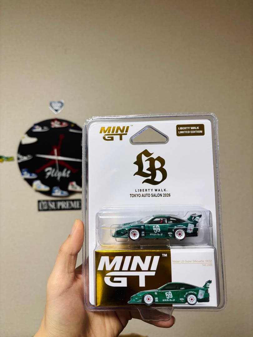 MINI GT 日産 180sx LBWK 東京オートサロン 限定　6個