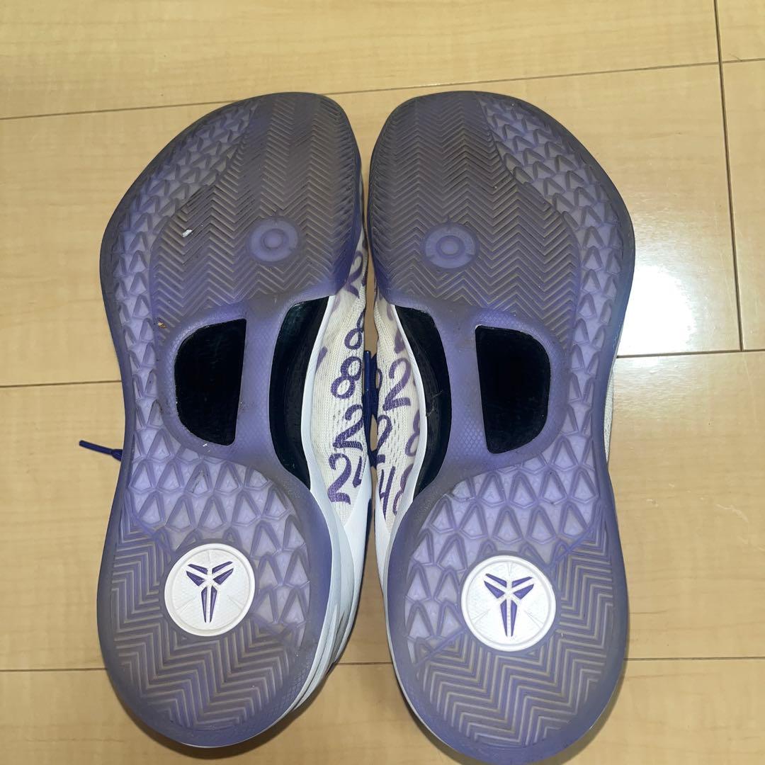 Nike Kobe 8 protroシューズ ホワイト/パープル