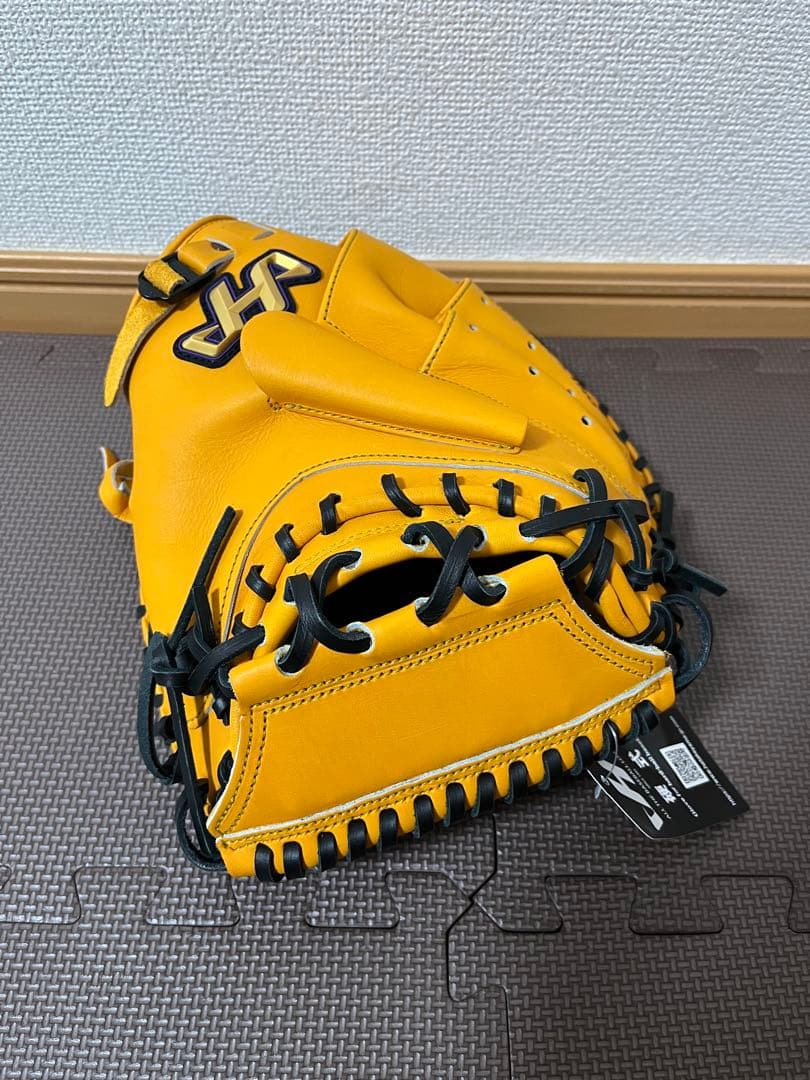 新品未使用　ハタケヤマ　硬式ミット　甲斐モデル