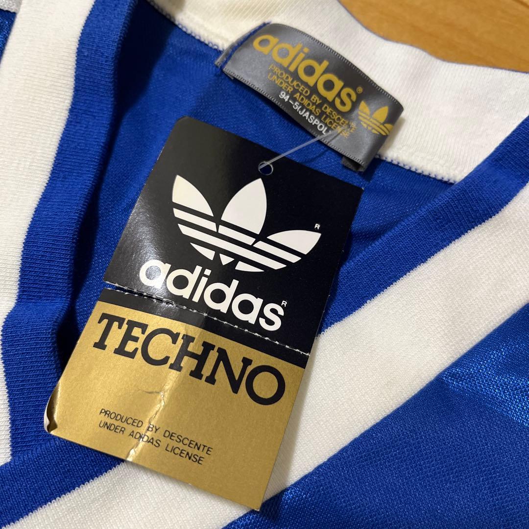 アディダス 80s ヴィンテージ サッカージャージ ユニフォーム シャツ L