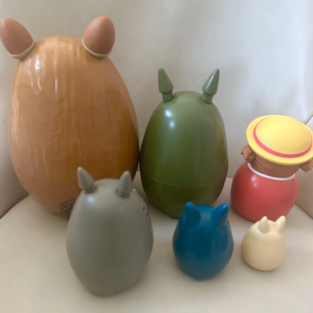 【となりのトトロ】トトロ＆めいちゃん　マトリョーシカ6点セット　スタジオジブリ