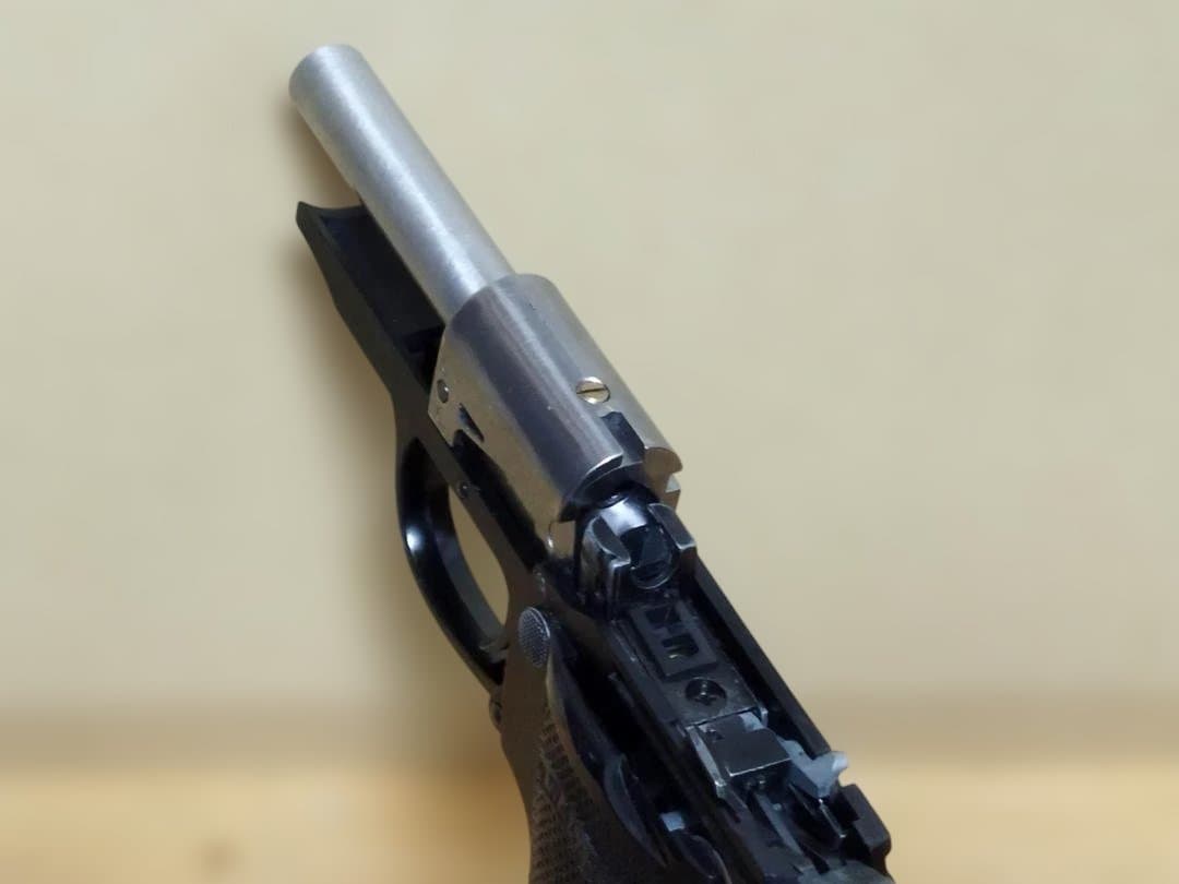 マルゼン　Walther PPK/s ガスブローバック　純正可変ホップバレル付き
