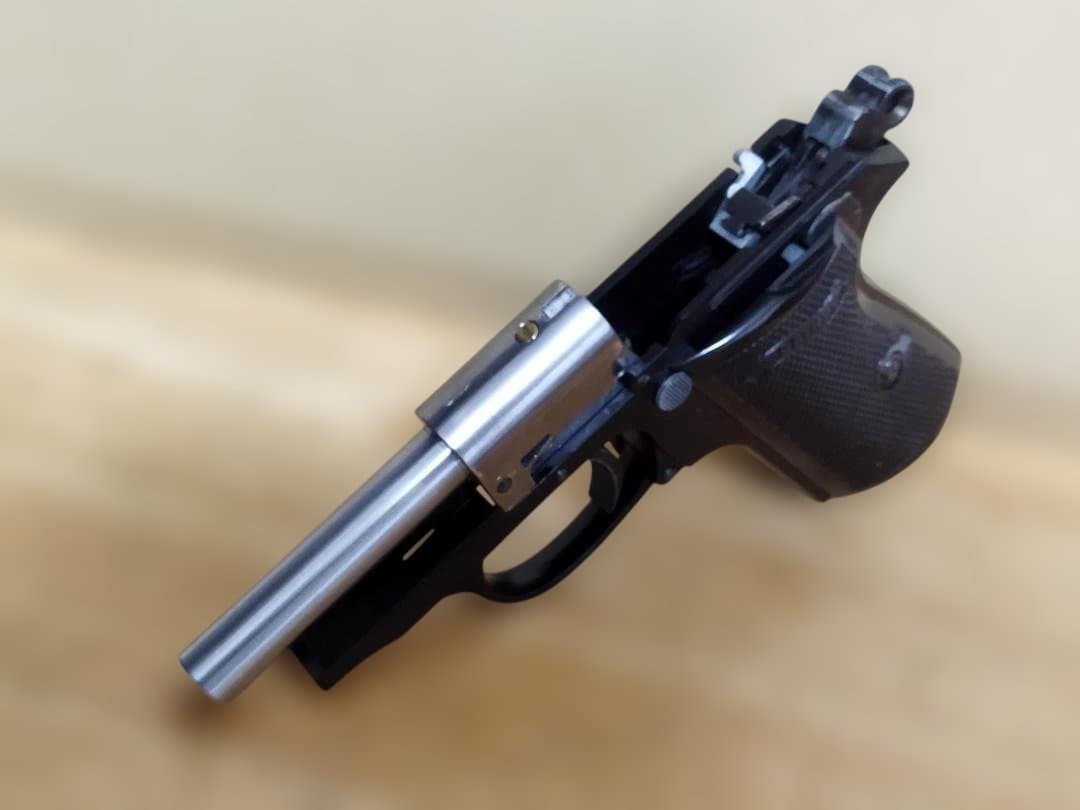 マルゼン　Walther PPK/s ガスブローバック　純正可変ホップバレル付き
