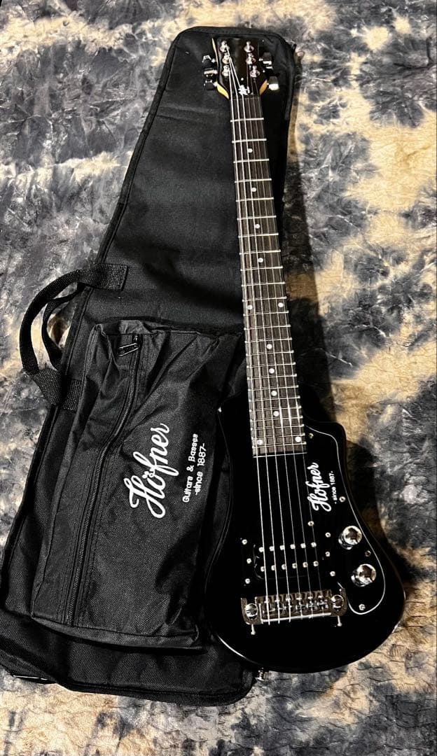 Hofner HCT-SH-BK-0ヘフナー ミニエレキギター ブラック 管BB