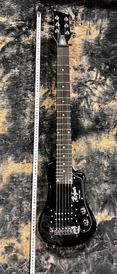 Hofner HCT-SH-BK-0ヘフナー ミニエレキギター ブラック 管BB