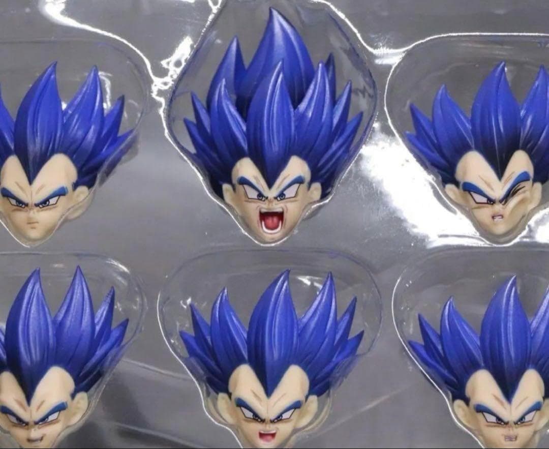 s.h.figuarts ドラゴンボール ベジータ用　ブルー進化 ヘッドパーツ