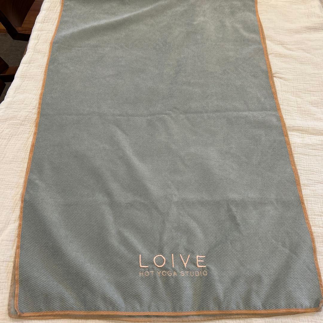 LOIVE ホットヨガラグ グレー Burn & fit