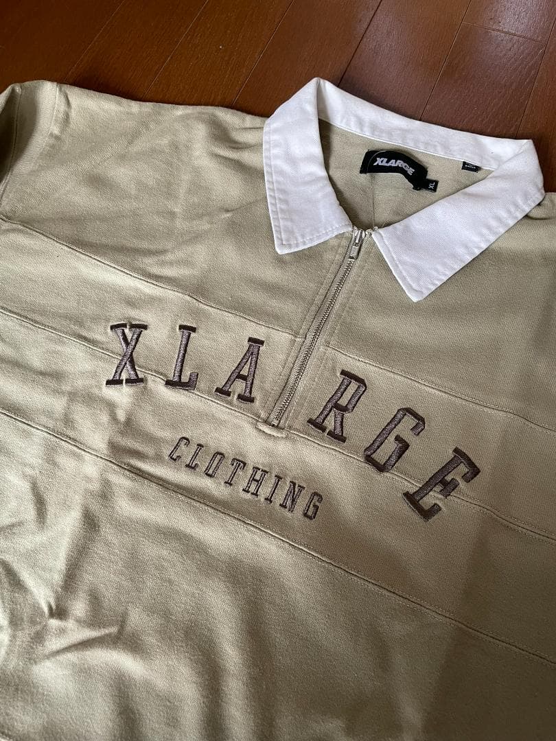新品XLARGE（エクストララージ）RUGBY ZIP SHIRT（XL）