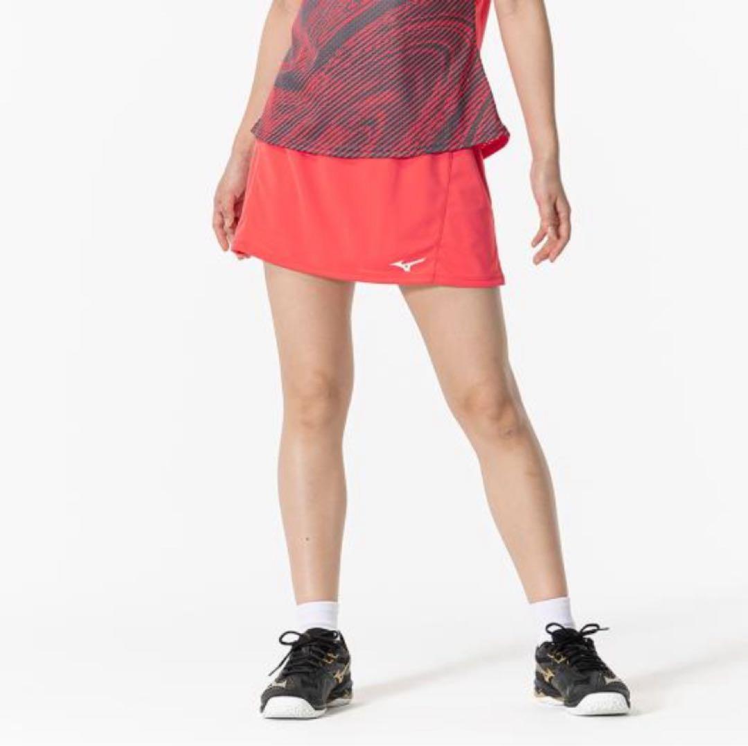 新品未使用Mizuno ミズノテニスウェア上下セット　シャツXL 、スカートXL