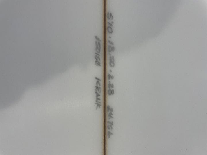 【中古サーフボード】 Jason Kashiwai クランクモデル　5‘10