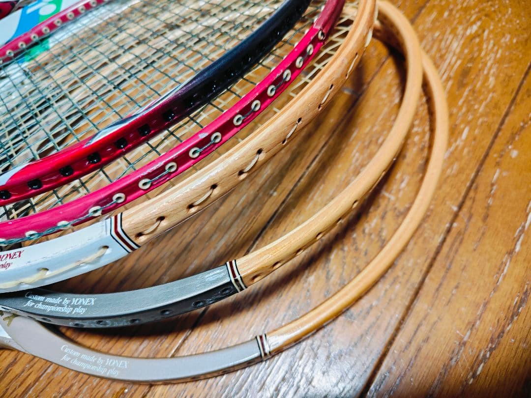 YONEX ヨネックス バドミントン ラケット ヴィンテージ レトロ 木製