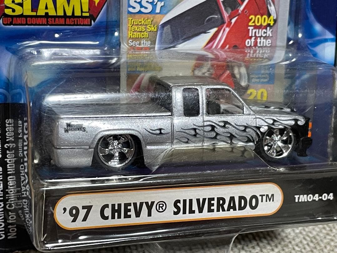 '97 シボレー C1500 マッスルマシーン トラッキン truckin 銀